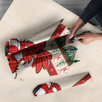Aussie Cardinal Christmas Umbrella Festive Knitted Pattern Inspired