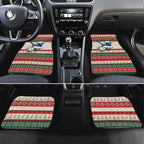 Aussie Fairy-wren Christmas Car Mats Festive Knitted Pattern Inspired
