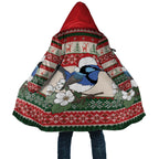 Aussie Fairy-wren Christmas Cloak Festive Knitted Pattern Inspired