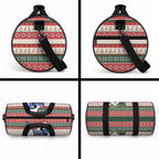 Aussie Fairy-wren Christmas Duffle Bag Festive Knitted Pattern Inspired