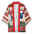 Aussie Fairy-wren Christmas Kimono Festive Knitted Pattern Inspired