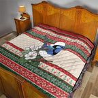 Aussie Fairy-wren Christmas Quilt Festive Knitted Pattern Inspired
