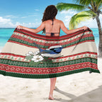 Aussie Fairy-wren Christmas Sarong Festive Knitted Pattern Inspired