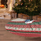 Aussie Fairy-wren Christmas Tree Skirt Festive Knitted Pattern Inspired