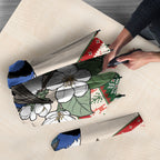 Aussie Fairy-wren Christmas Umbrella Festive Knitted Pattern Inspired