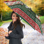 Aussie Fairy-wren Christmas Umbrella Festive Knitted Pattern Inspired