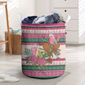 Aussie Galah Christmas Laundry Basket Festive Knitted Pattern Inspired