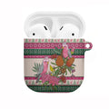 Aussie Galah Christmas AirPods Case Festive Knitted Pattern Inspired