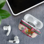 Aussie Galah Christmas AirPods Case Festive Knitted Pattern Inspired