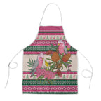 Aussie Galah Christmas Apron Festive Knitted Pattern Inspired