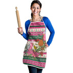 Aussie Galah Christmas Apron Festive Knitted Pattern Inspired