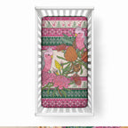 Aussie Galah Christmas Baby Bed Cover Festive Knitted Pattern Inspired