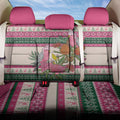 Aussie Galah Christmas Back Car Seat Cover Festive Knitted Pattern Inspired