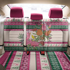 Aussie Galah Christmas Back Car Seat Cover Festive Knitted Pattern Inspired
