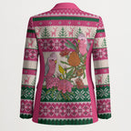 Aussie Galah Christmas Blazer Festive Knitted Pattern Inspired