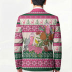 Aussie Galah Christmas Blazer Festive Knitted Pattern Inspired