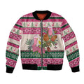 Aussie Galah Christmas Bomber Jacket Festive Knitted Pattern Inspired