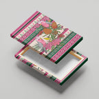 Aussie Galah Christmas Canvas Wall Art Festive Knitted Pattern Inspired