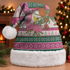 Aussie Galah Christmas Santa Hat Festive Knitted Pattern Inspired