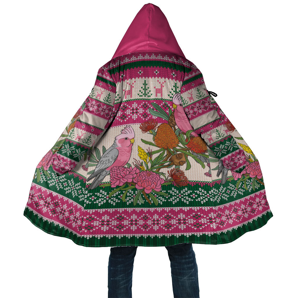 Aussie Galah Christmas Cloak Festive Knitted Pattern Inspired