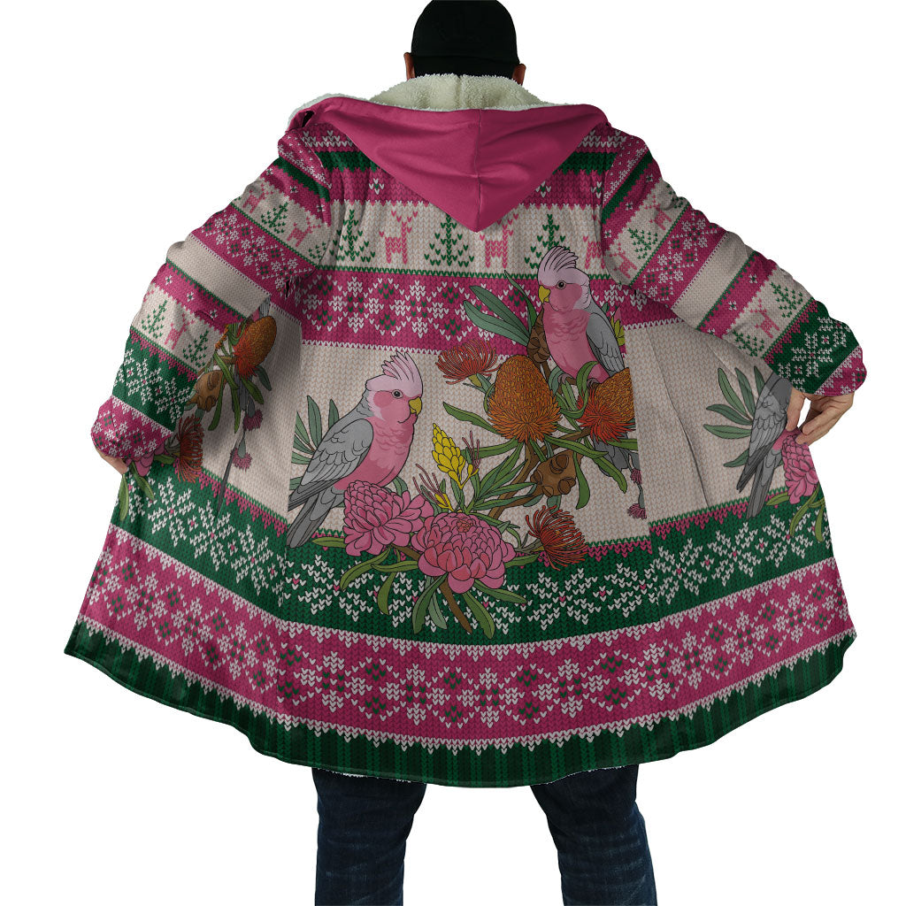 Aussie Galah Christmas Cloak Festive Knitted Pattern Inspired