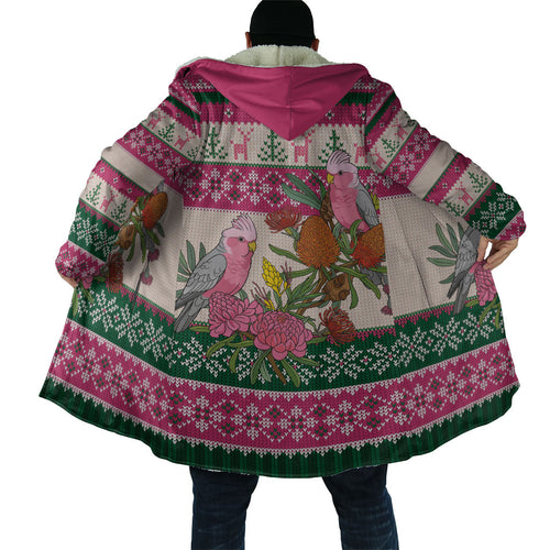 Aussie Galah Christmas Cloak Festive Knitted Pattern Inspired