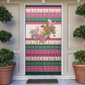 Aussie Galah Christmas Door Cover Festive Knitted Pattern Inspired