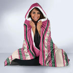 Aussie Galah Christmas Hooded Blanket Festive Knitted Pattern Inspired