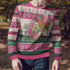 Aussie Galah Christmas Ugly Christmas Sweater Festive Knitted Pattern Inspired