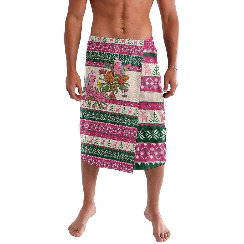 Aussie Galah Christmas Lavalava Festive Knitted Pattern Inspired