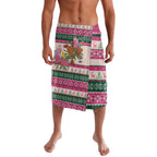 Aussie Galah Christmas Lavalava Festive Knitted Pattern Inspired