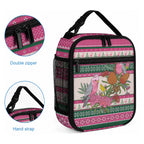 Aussie Galah Christmas Lunch Bag Festive Knitted Pattern Inspired