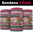 Aussie Galah Christmas Neck Gaiter Festive Knitted Pattern Inspired