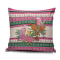 Aussie Galah Christmas Pillow Cover Festive Knitted Pattern Inspired