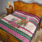 Aussie Galah Christmas Quilt Festive Knitted Pattern Inspired