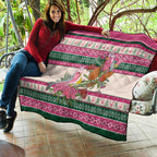 Aussie Galah Christmas Quilt Festive Knitted Pattern Inspired