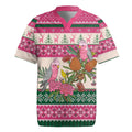 Aussie Galah Christmas Rugby Jersey Festive Knitted Pattern Inspired