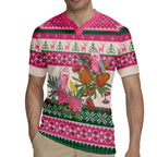 Aussie Galah Christmas Rugby Jersey Festive Knitted Pattern Inspired