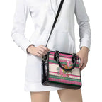 Aussie Galah Christmas Shoulder Handbag Festive Knitted Pattern Inspired