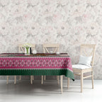 Aussie Galah Christmas Tablecloth Festive Knitted Pattern Inspired