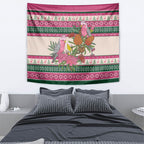 Aussie Galah Christmas Tapestry Festive Knitted Pattern Inspired