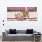 Aussie Galah Christmas Tapestry Festive Knitted Pattern Inspired