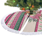 Aussie Galah Christmas Tree Skirt Festive Knitted Pattern Inspired