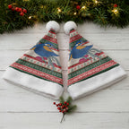 Aussie Kingfisher Bird Christmas Santa Hat Festive Knitted Pattern Inspired