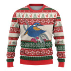 Aussie Kingfisher Bird Christmas Ugly Christmas Sweater Festive Knitted Pattern Inspired