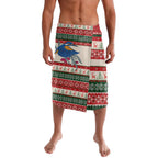 Aussie Kingfisher Bird Christmas Lavalava Festive Knitted Pattern Inspired