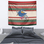 Aussie Kingfisher Bird Christmas Tapestry Festive Knitted Pattern Inspired