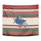 Aussie Kingfisher Bird Christmas Tapestry Festive Knitted Pattern Inspired