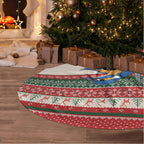 Aussie Kingfisher Bird Christmas Tree Skirt Festive Knitted Pattern Inspired
