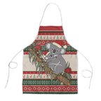 Aussie Koala Mama Christmas Apron Festive Knitted Pattern Inspired